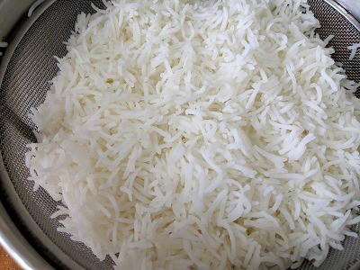 Fluffy Basmati Rice is ready