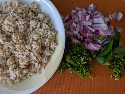 Ingredients for Idli Upma