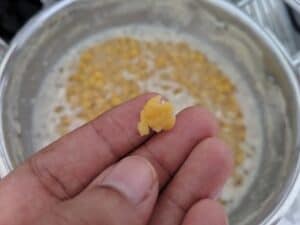 soft cooked chana dal for sundal