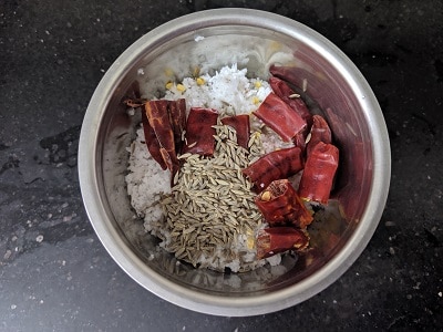 Ingredients for Coconut gravy