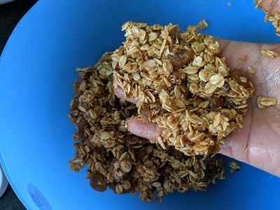 Mix ingredients well to shape