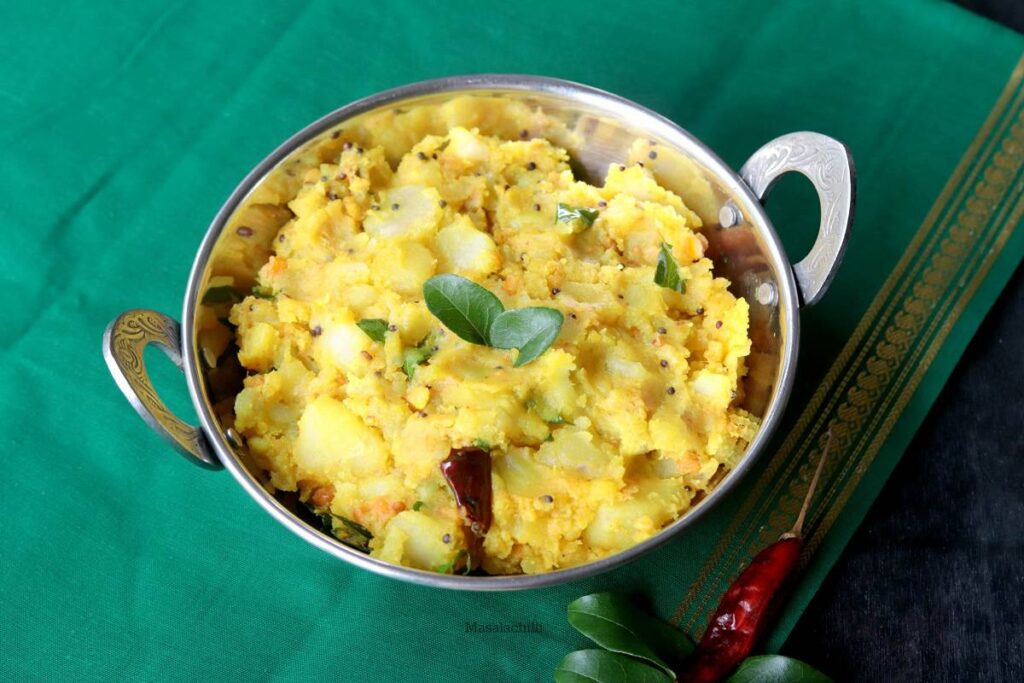 Potato Podimas (No Onion No Garlic Side Dish Recipe)