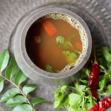 Pudina Rasam | Mint Rasam | South Indian Mint Soup
