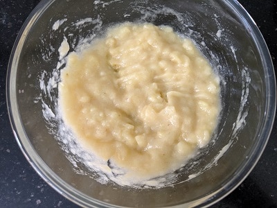 Mashed Over ripe bananas