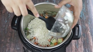Instant pot Vegetable Pulao
