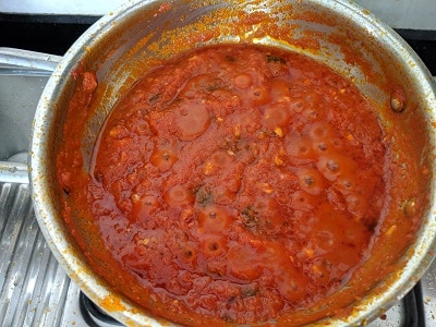 Pizza sauce recipe is ready