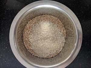 Steel Cut Oats and Idli Ponni Rice