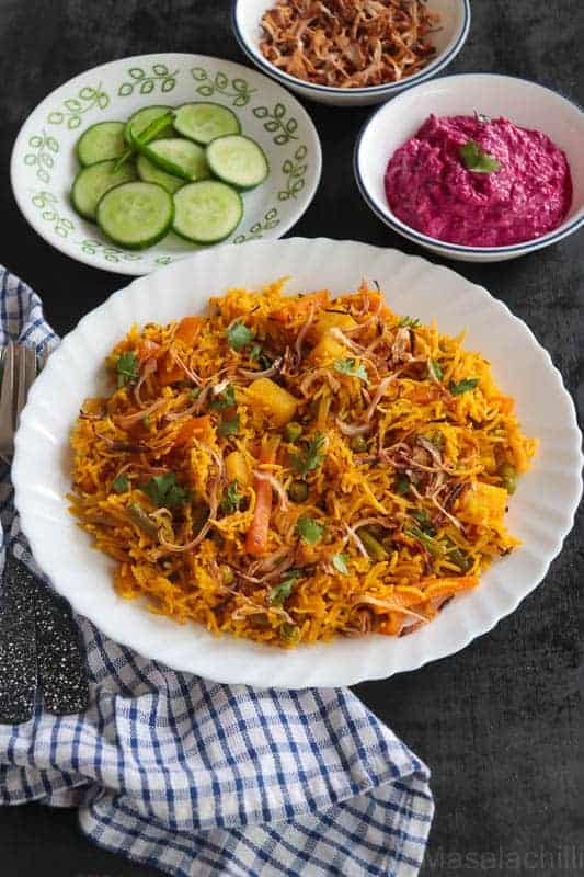 Instant Pot Vegetable Biryani – Masalachilli