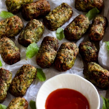 Air Fryer Broccoli Tater Tots