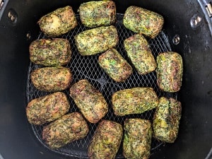 air frying the tater tots