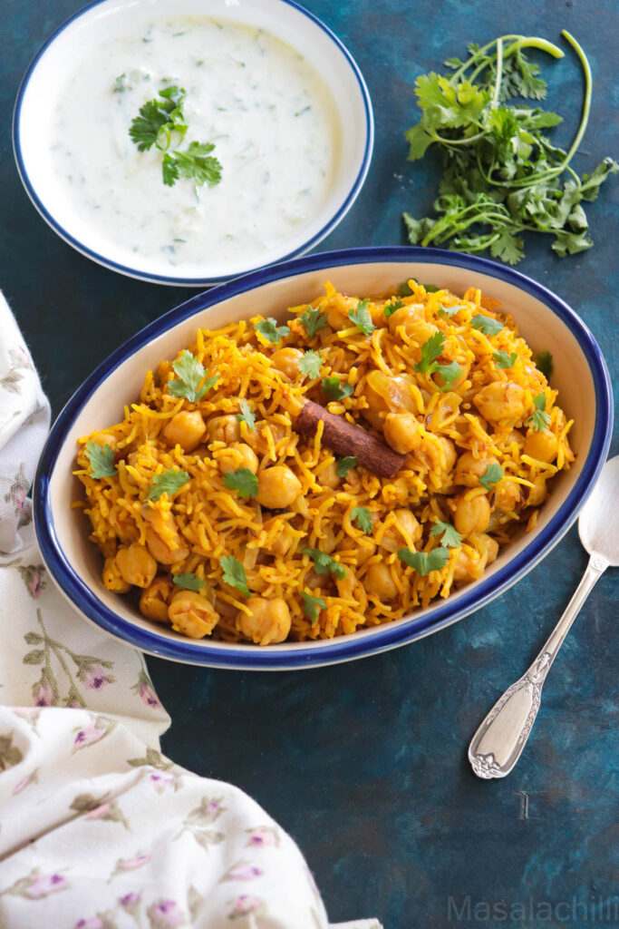 Instant Pot Chickpeas Pulao