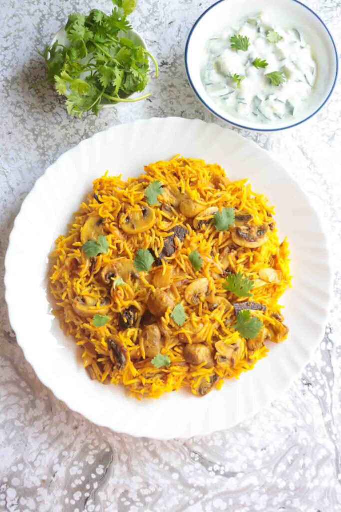 Mushroom Biryani