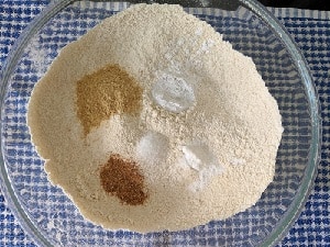 Dry Ingredients for baking Pumpkin bread