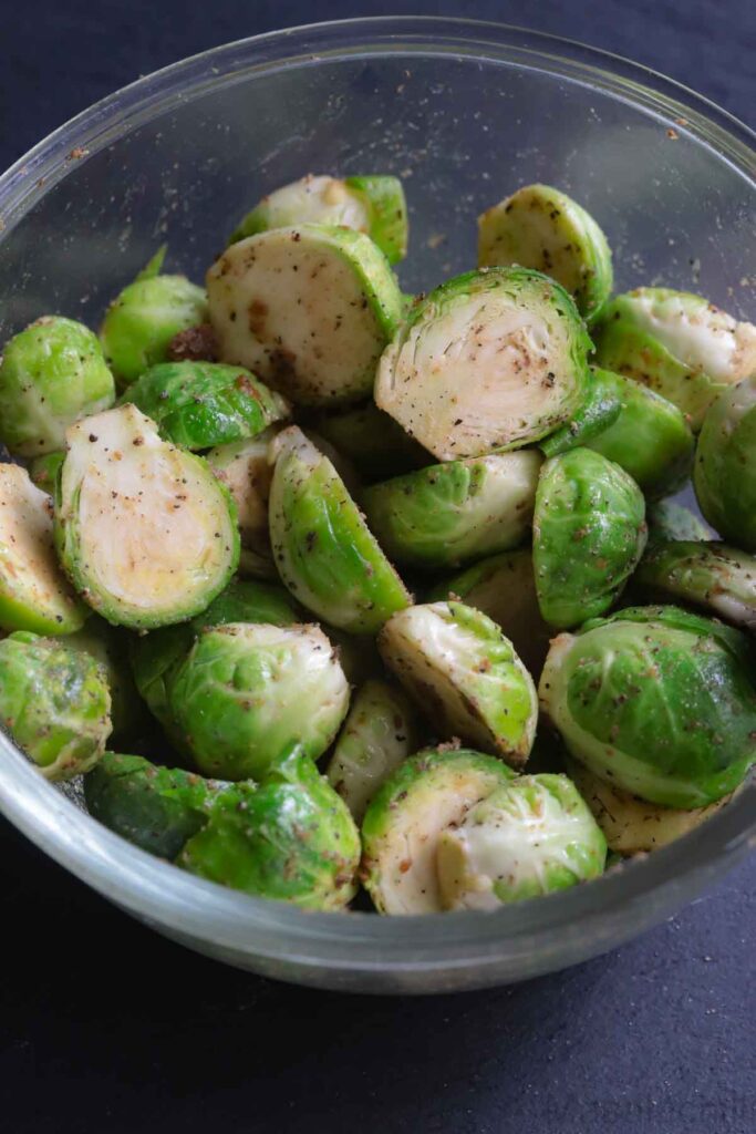 Brussels Sprouts with seasoning