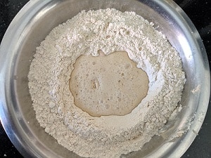 Ingredients for whole wheat bread