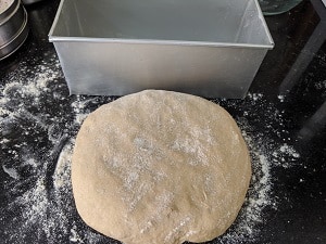 shaping the dough