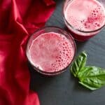 2 glasses of sugar free fresh pomegranate juice