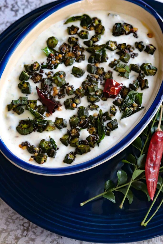 Vendakkai Thayir Pachadi recipe