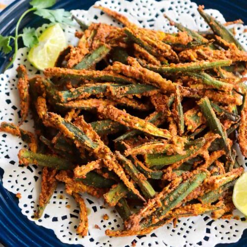 Air Fryer Okra | Kurkuri Bhindi Recipe – Masalachilli