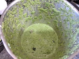 mint sauce is ready to serve as dipping sauce for pakoras and samosa